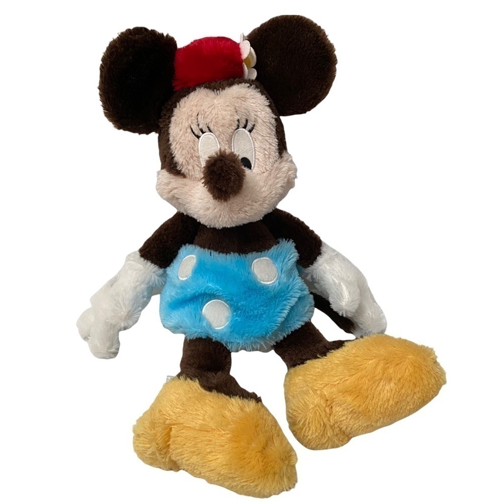NWT Disney Theme Park Merchandise 15” Long Pile Vintage Minnie Mouse